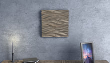 Load image into Gallery viewer, Parametric Woodart Panel - wave form design - made by cnc woodarts hawaii
