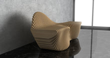 Load image into Gallery viewer, Parametric Wood Bench made by CNC Woodarts. Customizable wood type, size and finish
