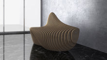 Load image into Gallery viewer, CNC WOODARTS Hawaii - Parametric Wave bench artistic modern bench style
