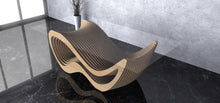 Load image into Gallery viewer, CNC WOODARTS HAWAII - Parametric Geometry Wavy Wood Coffee Table
