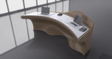 Load image into Gallery viewer, Design F10 - Parametric Wave Reception Desk
