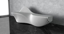 Load image into Gallery viewer, Design F42- Parametric Wavy Wood Bench
