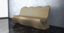 Load image into Gallery viewer, CNC WOODARTS HAWAII - Parametric Geometry Wavy Wood Bench
