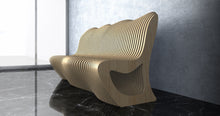 Load image into Gallery viewer, CNC WOODARTS HAWAII - Parametric Geometry Wavy Wood Bench
