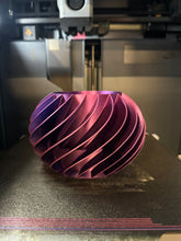 Load image into Gallery viewer, 3D Printed Spiral Planter - 4&quot;, 6&quot; and 8&quot; sizes
