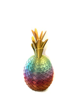 Load image into Gallery viewer, 3D Printed Hawiian Pineapple - Rainbow Colored - Decorative piece
