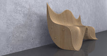 Load image into Gallery viewer, Design F4 - Parametric Wavy Bench
