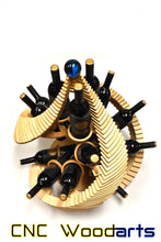 Load image into Gallery viewer, Wine&#39;s Ark - 15 Bottle Tripple Helix Wine Rack
