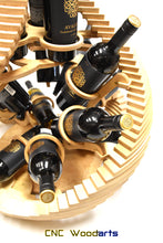 Load image into Gallery viewer, Wine&#39;s Ark - 15 Bottle Tripple Helix Wine Rack
