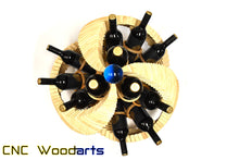 Load image into Gallery viewer, Wine&#39;s Ark - 15 Bottle Tripple Helix Wine Rack
