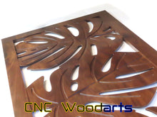 Load image into Gallery viewer, Monstera Leaf Hardwood Wall Art Panel
