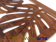 Load image into Gallery viewer, Monstera Leaf Hardwood Wall Art Panel
