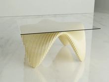 Load image into Gallery viewer, Tetra Wave Coffee Table - Lounge, Home, Desk, or Patio Table designed by Parametree
