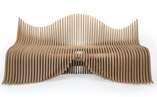 Load image into Gallery viewer, Design F4 - Parametric Wavy Bench
