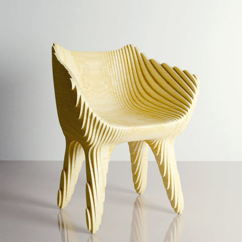 CNC WOODARTS Hawaii Parametric Art - Chair