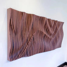 Load image into Gallery viewer, Wave Form - Wood Wall Art Panel
